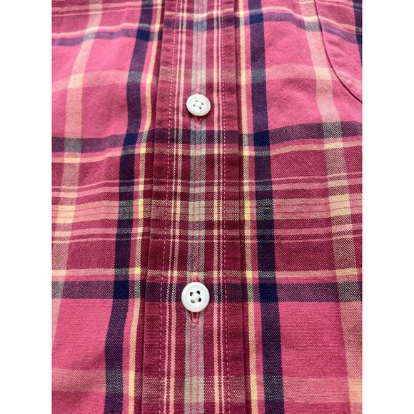 Vintage Eddie Bauer Button Down Men's Large Plaid Pocket 100% Cotton - Picture 11 of 16